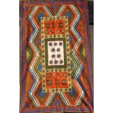 Crewel Rug X Roads of Life Multi Chain Stitched Wool Rug