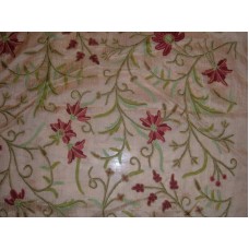 Crewel Fabric Rosalind Raw Silk Organza