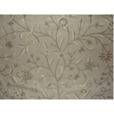 Crewel Fabric Tree of Life Neutrals on Canada Grey Cotton