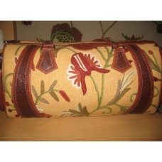 Crewel Handbag Marigold Goldenferns Cotton