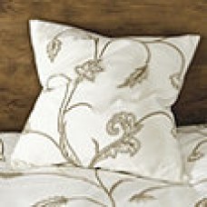 Crewel Pillow Catania Off White Cotton Duck (26x26)