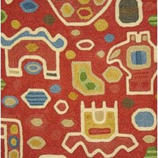 Crewel Fabric Aztec Multi