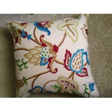 Crewel Pillow Cynthia Rowley Multi Cotton Duck