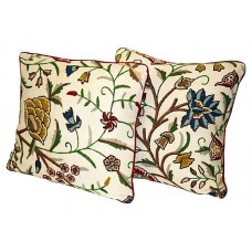 Crewel Pillow Danzdar Cotton Duck