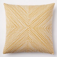 Crewel Pillow Diamond Dot Golden Gate Cotton Duck