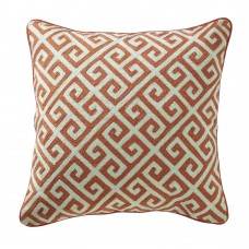 Crewel Pillow Greek Permission Cotton Duck