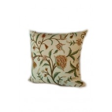 Crewel Pillow Manor Tree of Life Cotton Duck