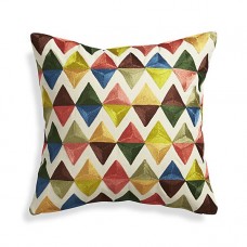 Crewel Pillow Murphy Multi Cotton Duck