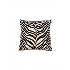 Crewel Pillow Chainstitch New Zebra Black Cotton Duck