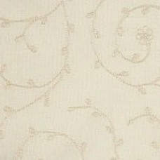 Crewel Fabric Parlor Parchment Cotton