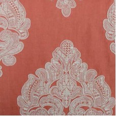 Crewel Fabric Sade Cayenne Linen