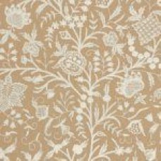 Crewel Fabric Sophia Camel Linen