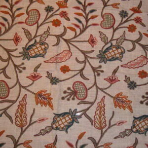 Crewel Fabric DeDar Natural White Jute