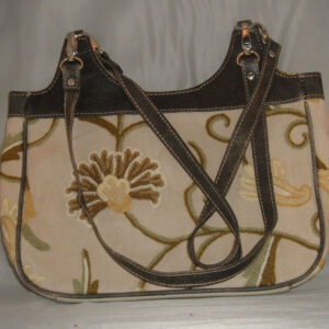 Crewel Handbag Kangaalposh Natural Shock Cotton