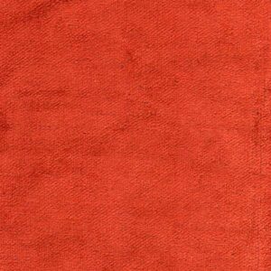 Cotton Viscose Velvet Aster Vermilion