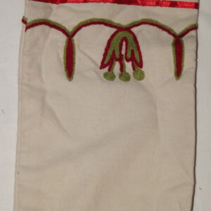 Crewel Dining Kuba Bright Colors on Soft Sweetpine Wine Bottle Bag