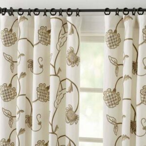 Crewel Drape Marisa Natural Cotton Duck