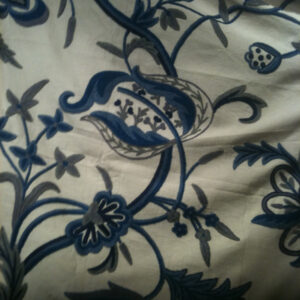 Crewel Fabric Chelsea Gold Cotton Duck