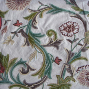 Crewel Fabric Curve Sweetpine Cotton Duck