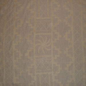 Crewel Fabric Juggernaut Off White on Vanilla Linen