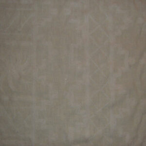 Crewel Fabric Juggernaut White on Vanilla Linen