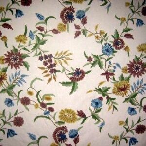 Crewel Fabric Khusum Natural Shock Cotton