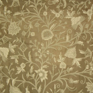 Crewel Fabric Tree of Life Desert Sand Silk Organza