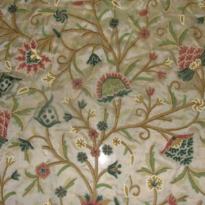 Crewel Fabric Tree of Life Sweet Talk Silk Organza