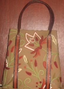 Crewel Marigold Coffee Tote