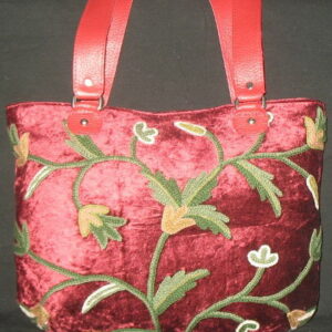 Crewel Susan Passion Red Tote