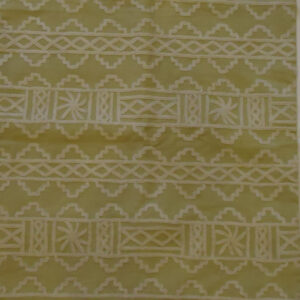Crewel Pillow Chariott Light Green Cotton Duck (20×20)