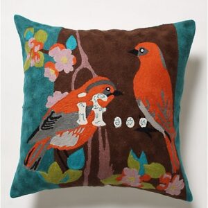 Crewel Pillow If…Then Multi Cotton Duck