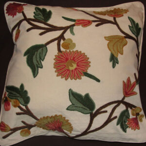 Crewel Pillow Mash Sweetpine Cotton Duck